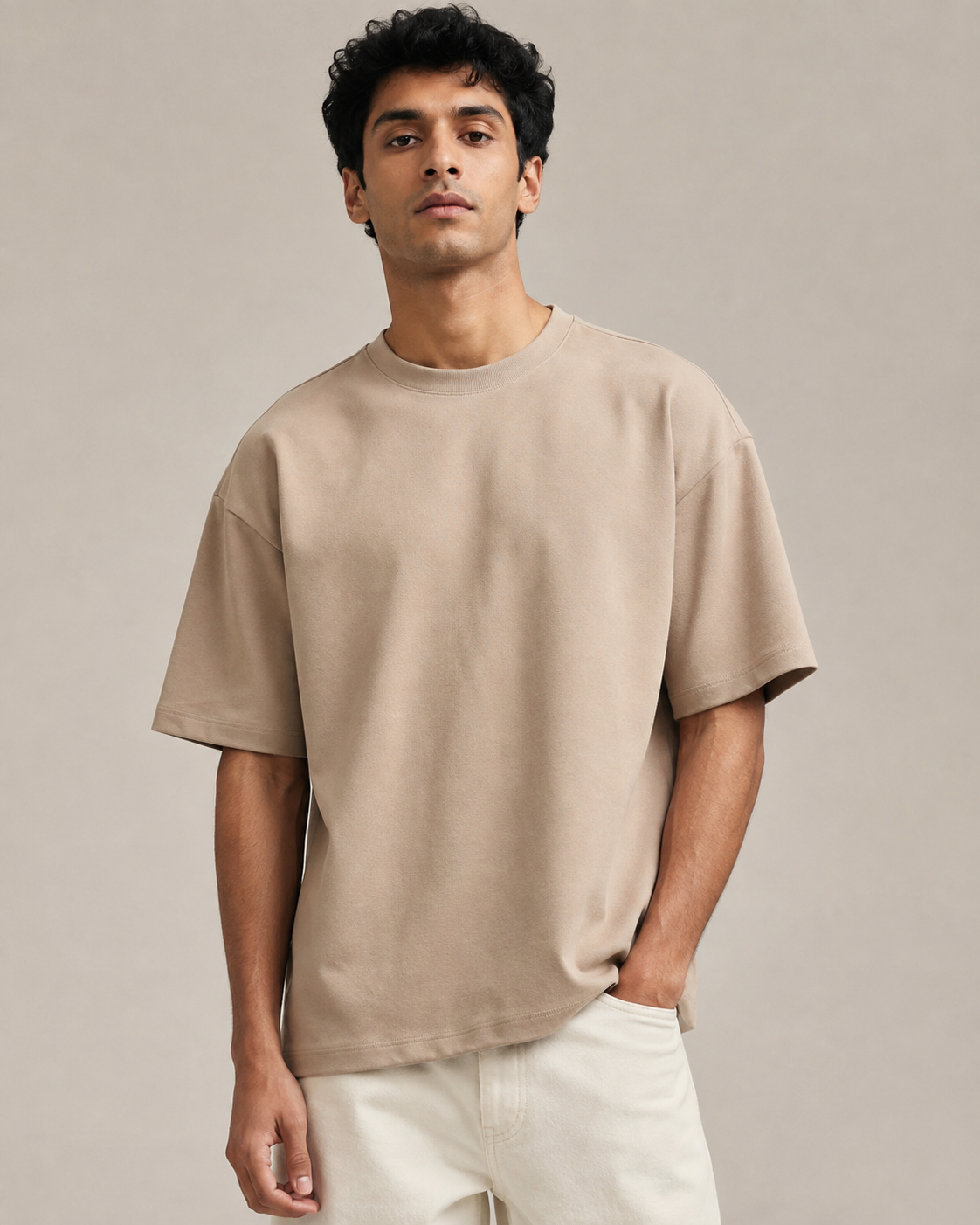 GlobalFits Minimal Drop-Shoulder Tee